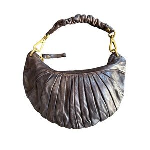 Shoulder Bag "LUNA" in graphite